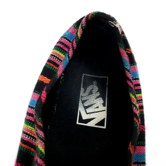 Vans Guate Weave Era Mens Shoes Size 6.5 Womens Size 8 Sneakers Textile Striped - Picture 3 of 12